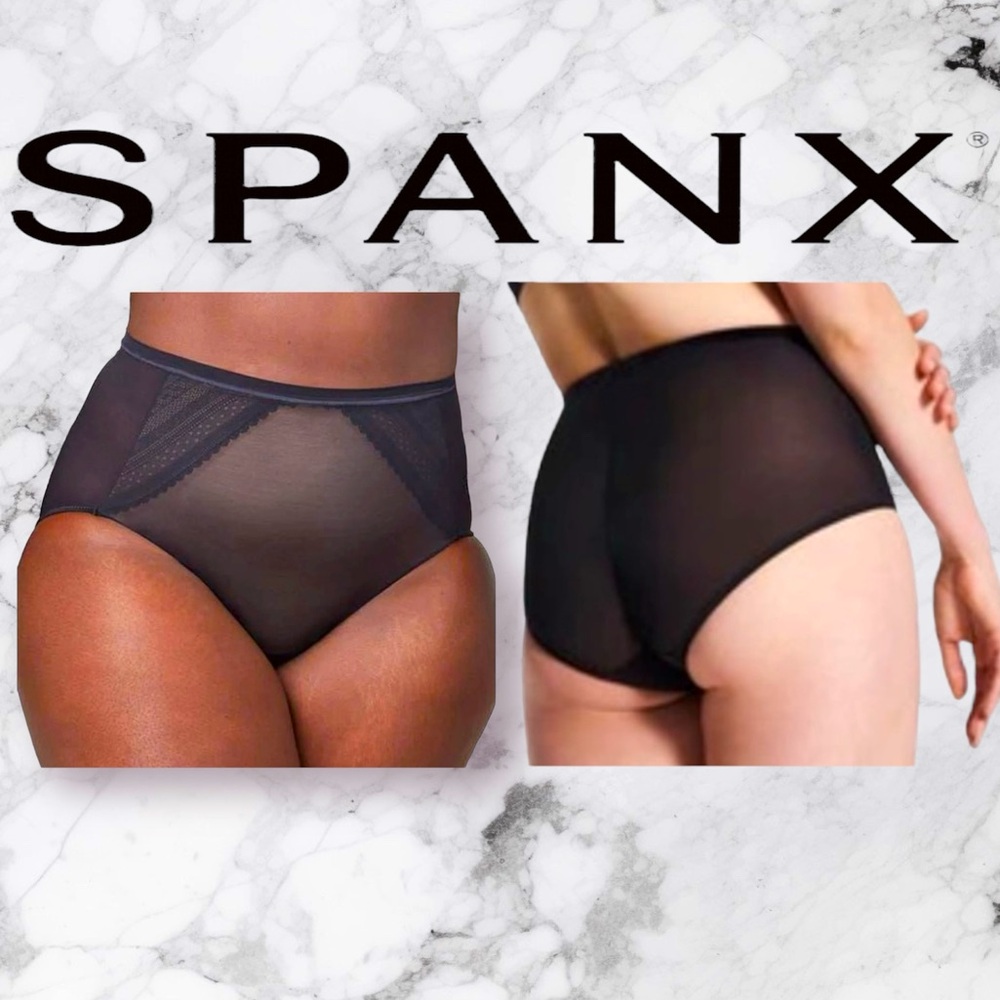 SPANX Illusion Lace Sheer Shaping Brief SMALL